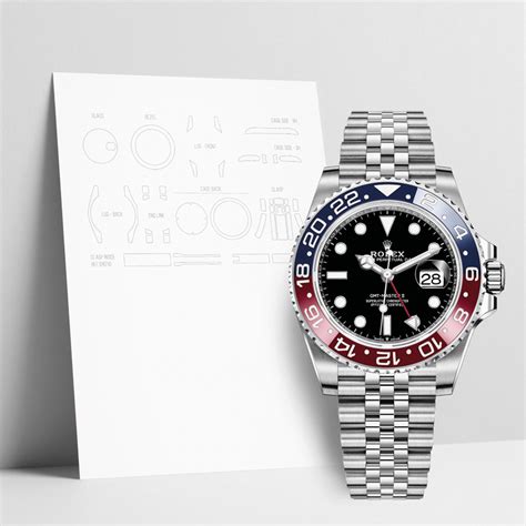 rolex gmt band protector|anti scratch rolex watch shells.